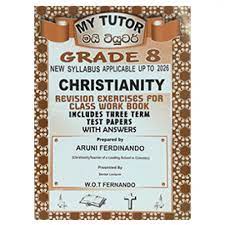 MY TUTOR - CHRISTIANITY REVISION EXERCISES FOR CLASSWORK BOOK