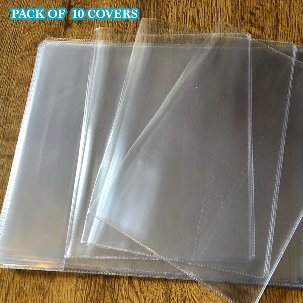 PLASTIC TRANSPARENT BOOK COVERS