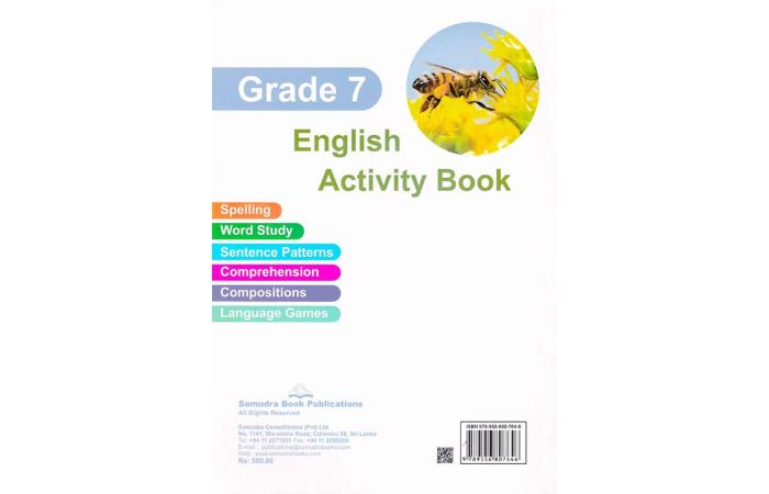 GRADE 7 ENGLISH ACTIVITY BOOK