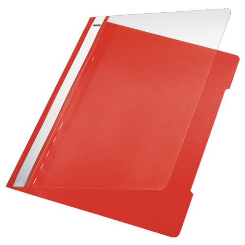 RED PLASTIC FILE