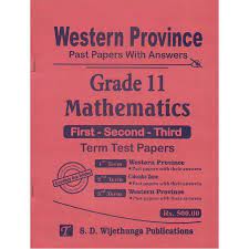 WESTERN PROVINCE PAST PAPERS WITH ANSWERS MATHEMATICS GRADE 11