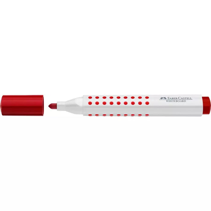 FABER CASTEL WHITE BOARD MARKER-RED