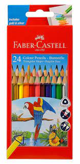 FABER CASTLE COLOUR PENCILS(24 COLORS)