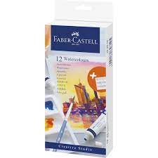 FABER CASTEL-WATER COLOR SET (12 COLORS)