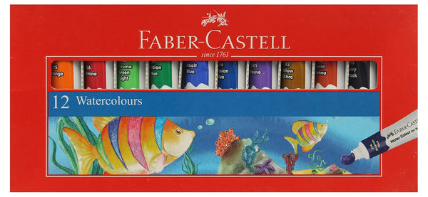 FABER CASTEL-WATER COLOR SET (12 COLORS)