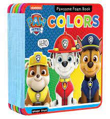 Pawsome Colors Foam Books for Toddlers: Paw Patrol Books