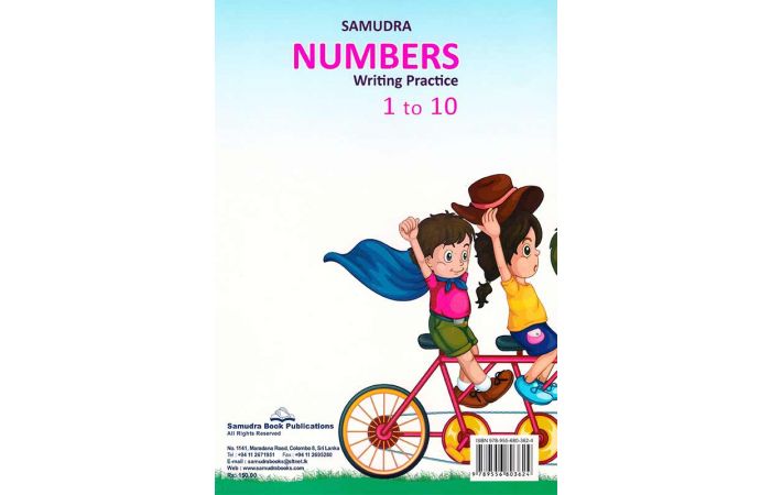 Samudra Numbers Writing Practice 1 To 10