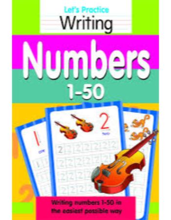 Dhingras writing Practice numbers 1 to 50