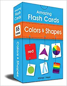 AMAZING FLASH CARDS COLORS AND SHAPES