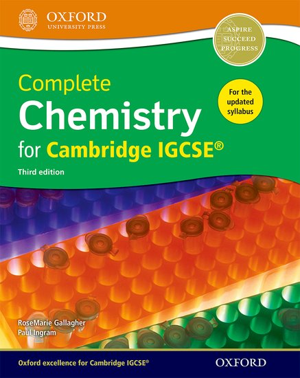 Complete Chemistry for Cambridge IGCSE (R) : Third Edition