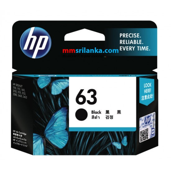 HP 63 Black Original Ink Cartridge