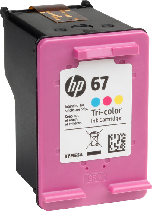 HP 67 Tri-color Ink Cartridge