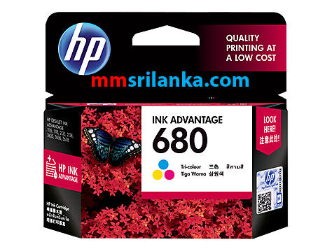 HP 680 Tri-color Original Ink Advantage Cartridge