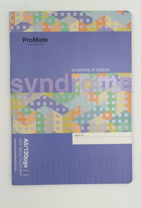 PROMATE 120PGS SINGLE RULE BOOK