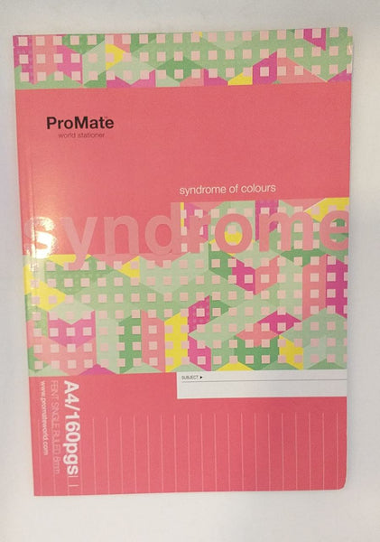PROMATE A4/ 160SINGLE RULE PAGES