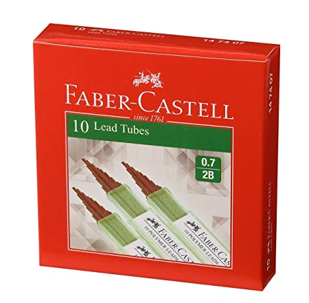 FABER CASTELL Lead Tubes 0.7 2B (Black)