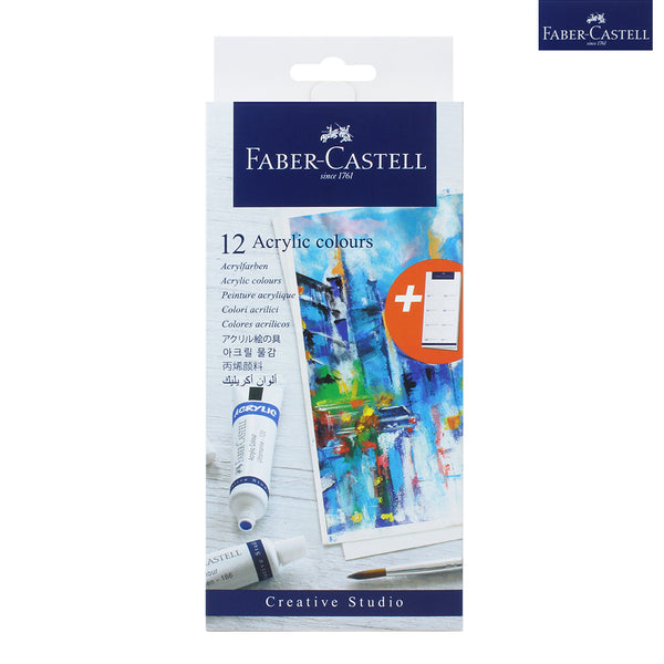 FABER CASTELL ACRYLIC COLOUR SET