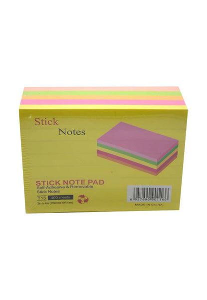 STICK NOTE PAD 400 sheets