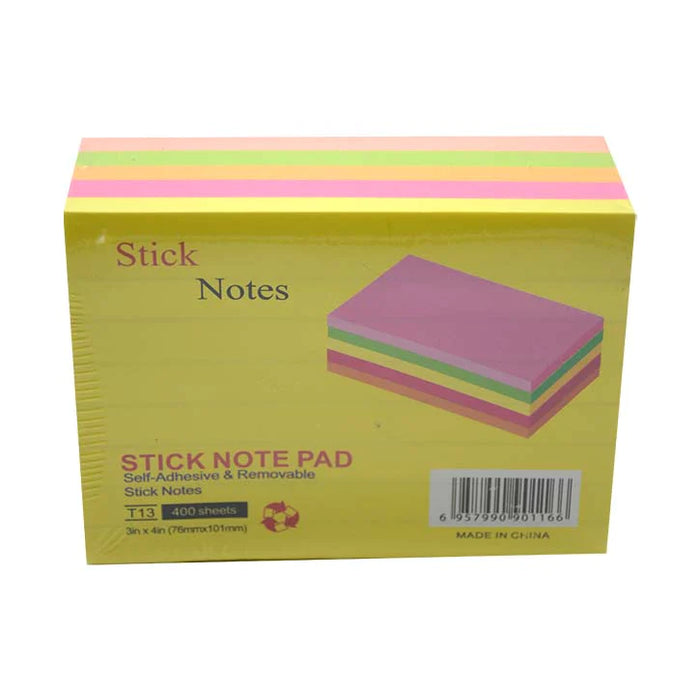 STICK NOTE PAD 400 sheets