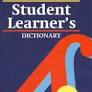 THE OXFORD STUDENT LEARNER'S DICTIONARY