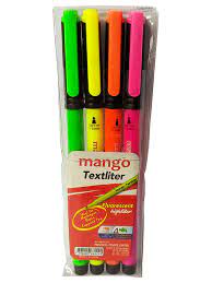MANGO TEXTLITER (fluorescent highlighter/coloured pens)