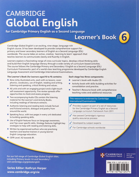 CAMBRIDGE GLOBAL ENGLISH LEARNER'S BOOK 6