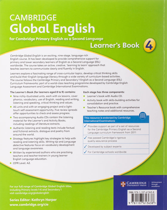 CAMBRIDGE GLOBAL ENGLISH LEARNER'S BOOK 4