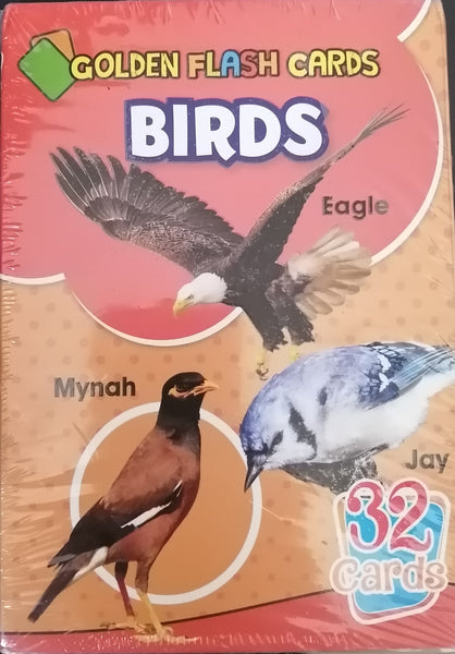 GOLDEN FLASH CARDS BIRDS