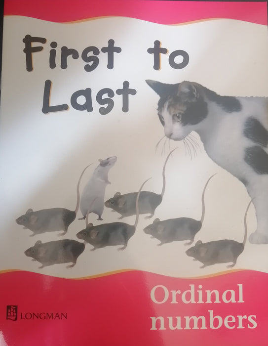 LONGMAN PICTURE BOOK FIRST TO LAST ORDINAL NUMBERS