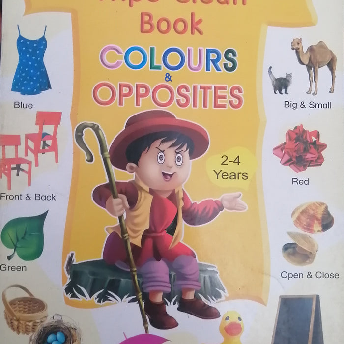 FUN TO LEARN WIPE CLEAN BK COLOURS AND OPPOSITES 2-4 YEARS