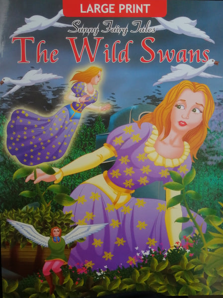 LARGE PRINT SUNNY FAIRY TALES THE WILD SWANS