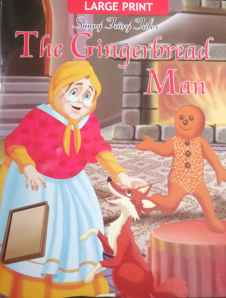 LARGE PRINT SUNNY FAIRY TALES THE GINGERBREAD MAN