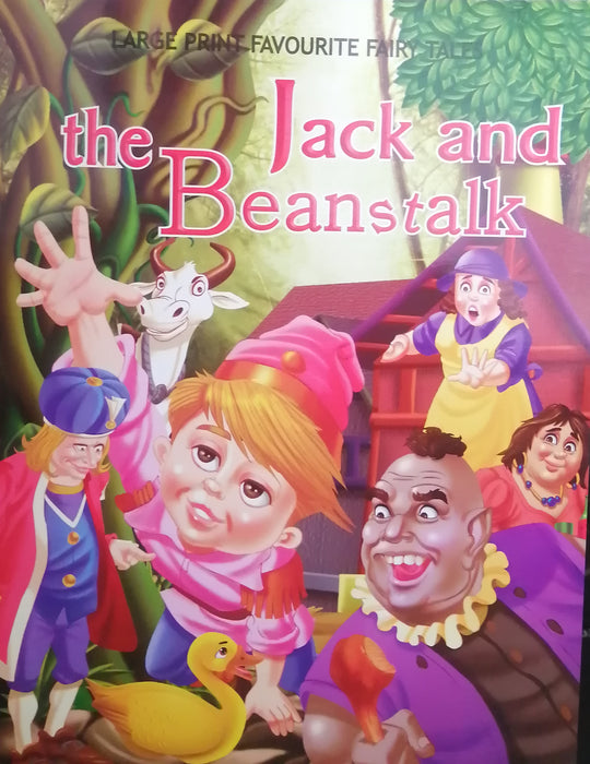 LARGE PRINT FAVOURITE FAIRY TALES JACK AND THE BEANSTALK