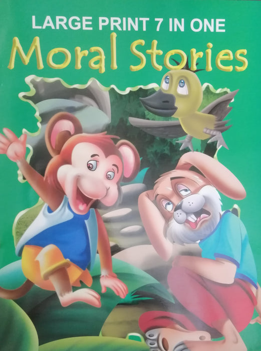 LARGE PRINT 7 IN ONE MORAL STORIES