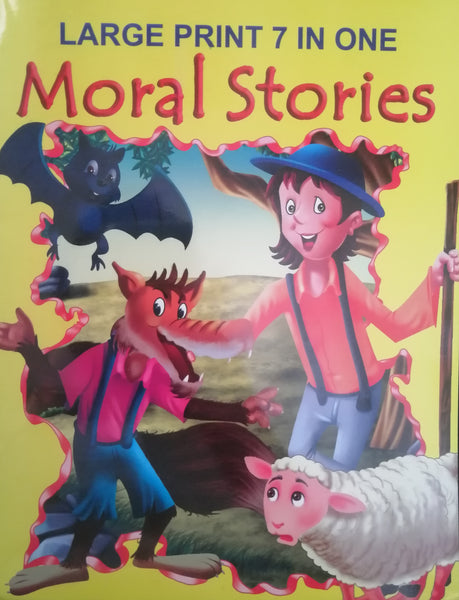 LARGE PRINT 7 IN ONE MORAL STORIES