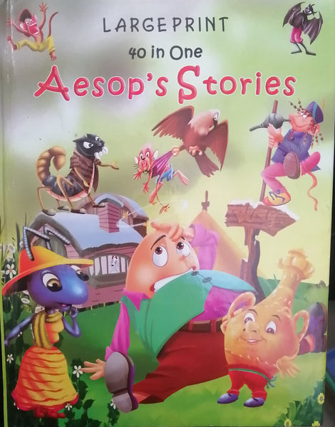 LARGE PRINT 40 in ONE AESOP'S STORIES