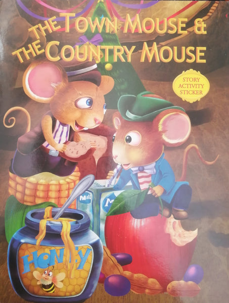 THE TOWN MOUSE & THE COUNTRY MOUSE STORY ACTIVITY STICKER