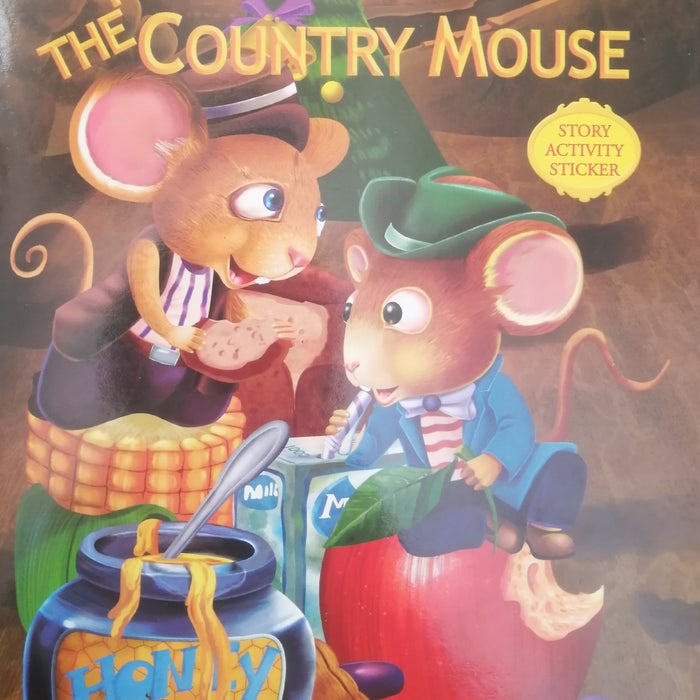 THE TOWN MOUSE & THE COUNTRY MOUSE STORY ACTIVITY STICKER