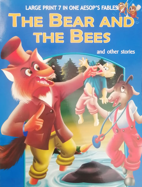 LARGE PRINT 7 IN ONE AESOP'S FABLES THE BEAR AND THE BEES