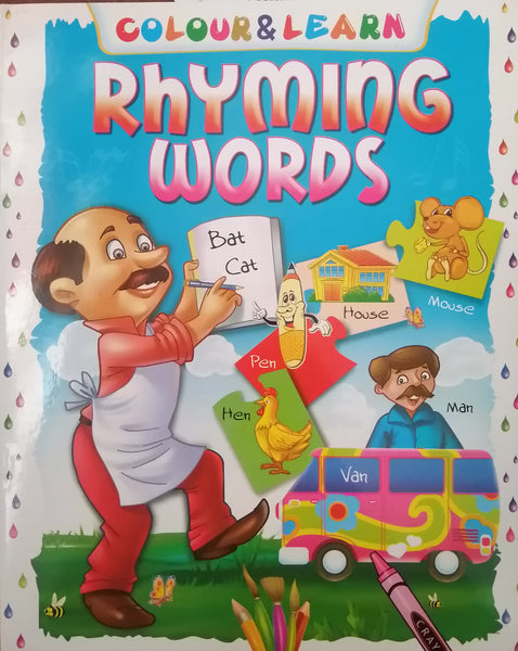 COLOUR & LEARN RHYMING WORDS