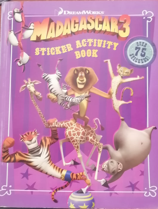 DREAMWORKS MADAGASCAR 3 STICKER ACTIVITY BOOK