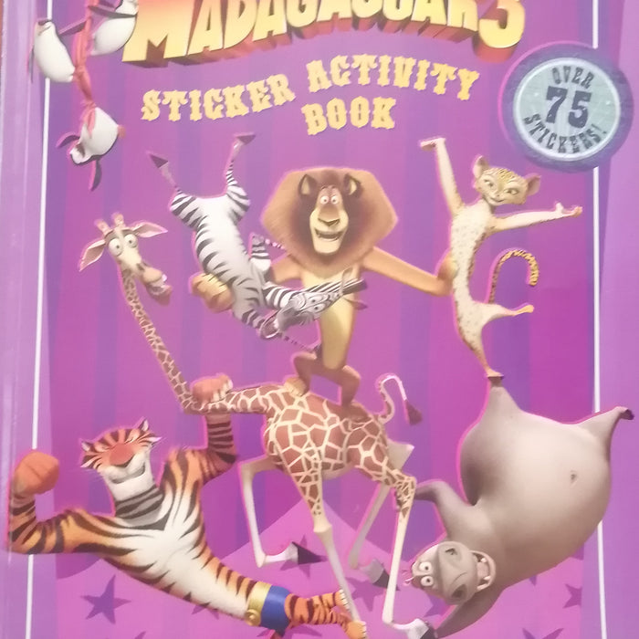DREAMWORKS MADAGASCAR 3 STICKER ACTIVITY BOOK