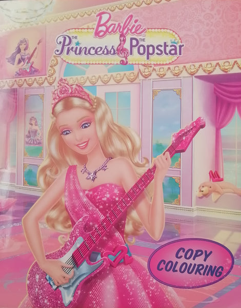 BARBIE THE PRINCESS THE POPSTAR COPY COLOURING