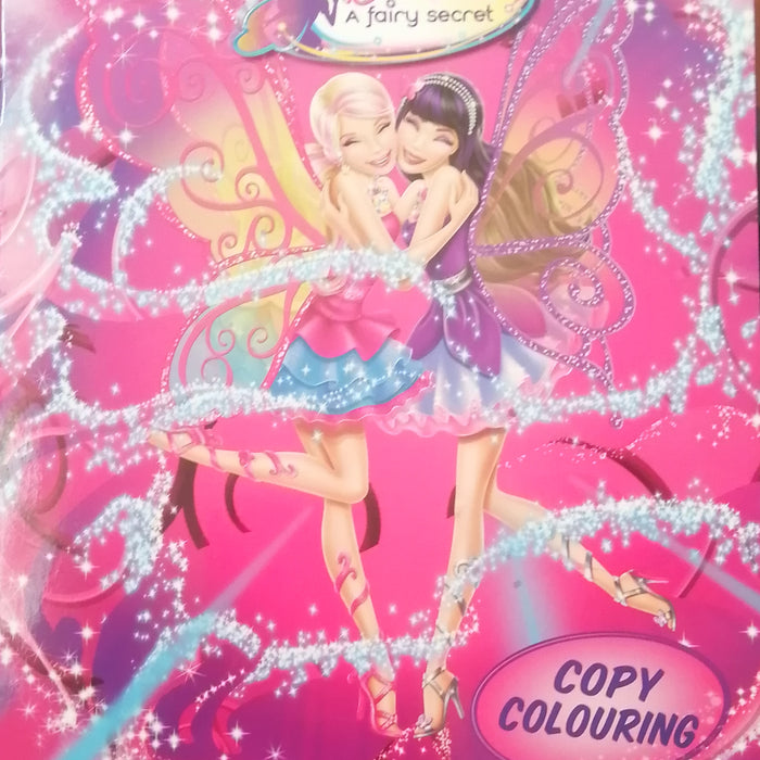 BARBIE A FAIRY SECRET COPY COLOURING