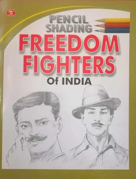 PENCIL SHADING FREEDOM FIGHTERS OF INDIA