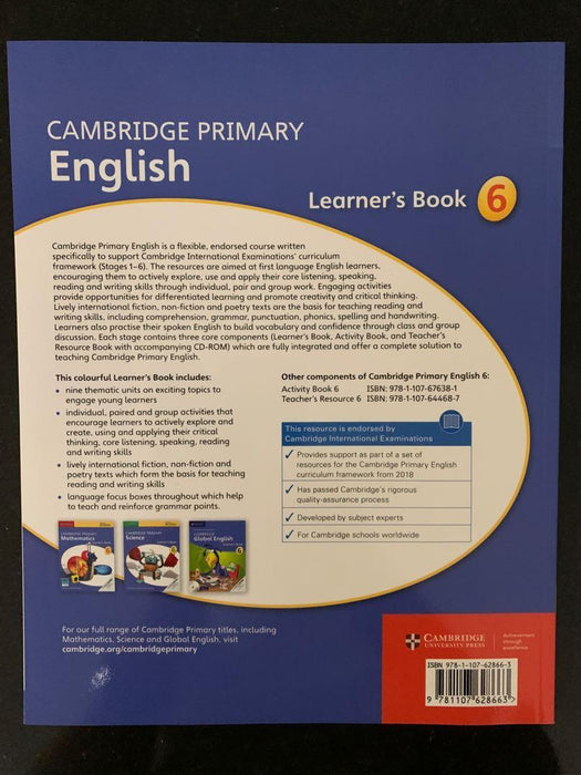 Cambridge Primary English Learner's Book  6