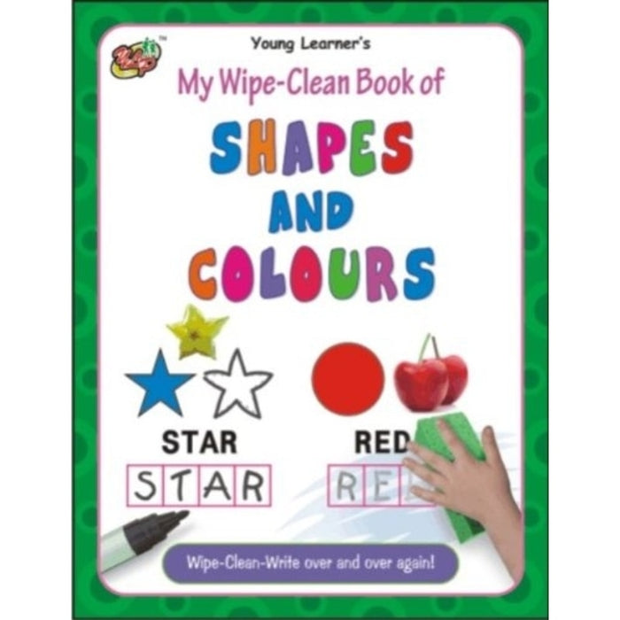 YLP MY WIPE-CLEAN BK OF SHAPES AND COLOURS