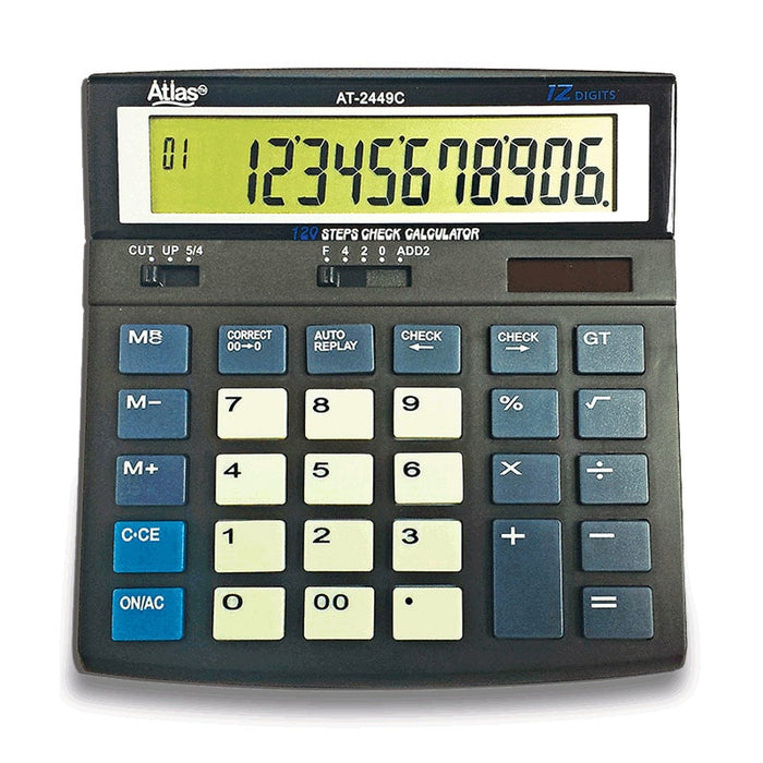 ATLAS DESKTOP CALCULATOR AT2449C