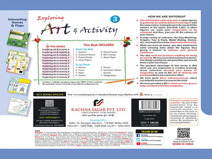 Exploring Art & Activity for Class 3