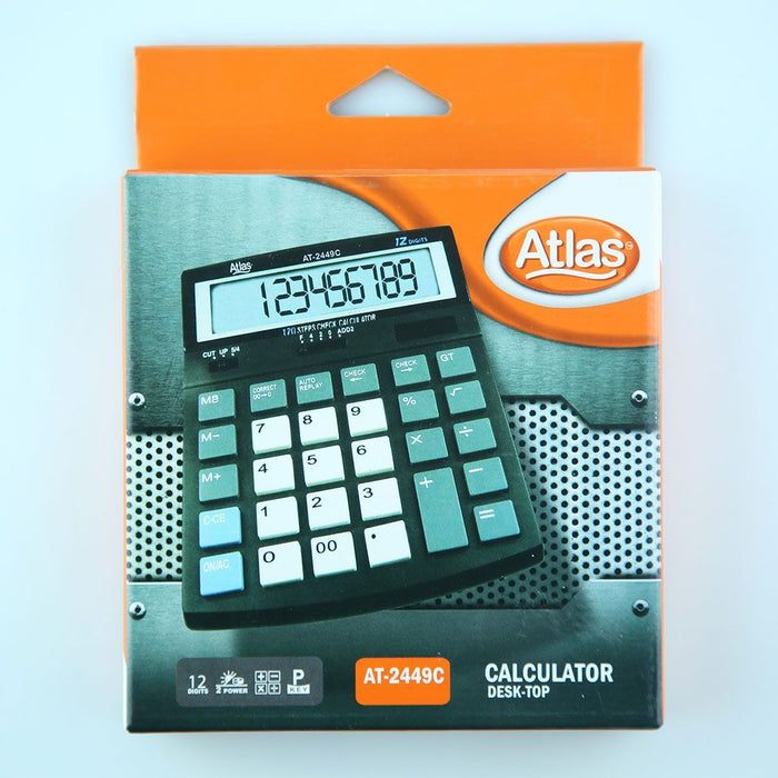 ATLAS DESKTOP CALCULATOR AT2449C